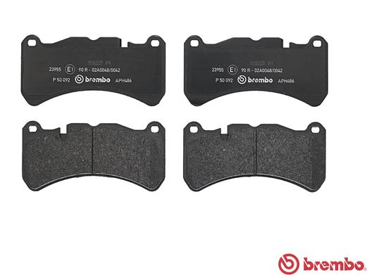 A.B.S. P 50 092 BREMBO Bremsbelagsatz, Scheibenbremse